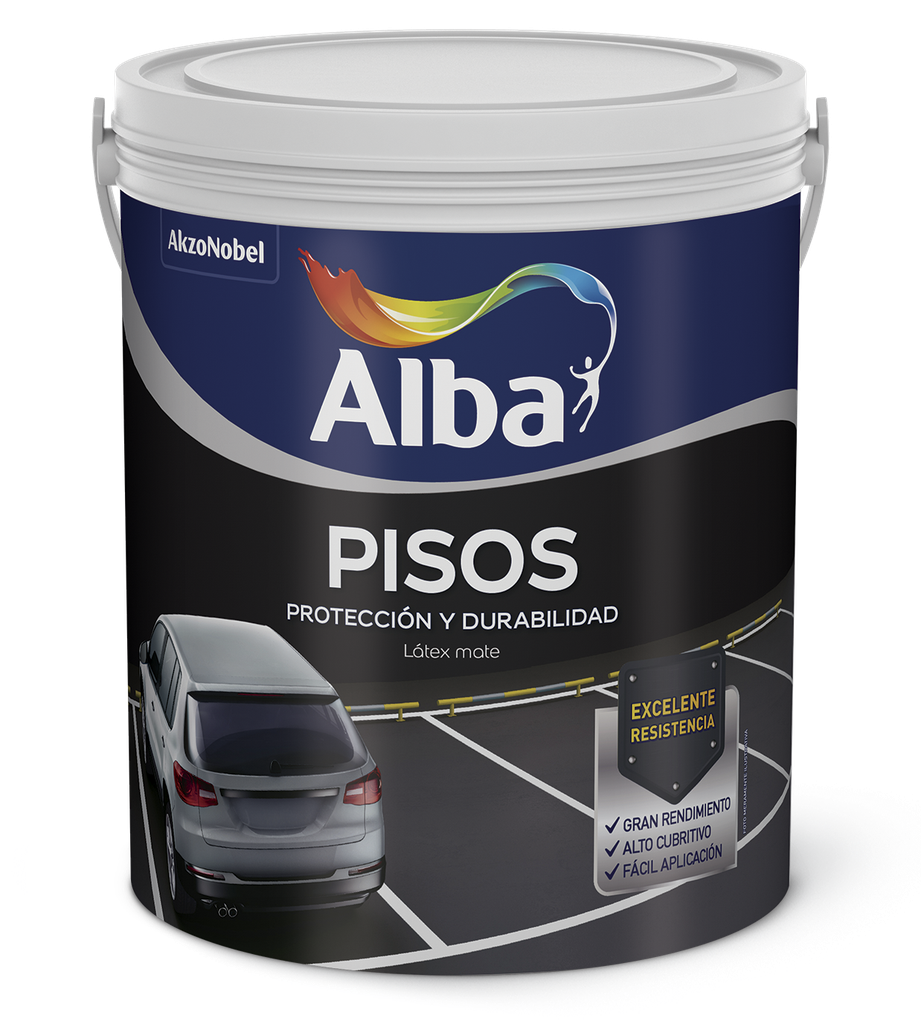 Pisos latex Alba antideslizante x 4 lts.