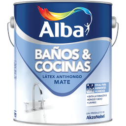 [1165001001] Baños y cocinas Alba antihongo blanco x 1 lt.