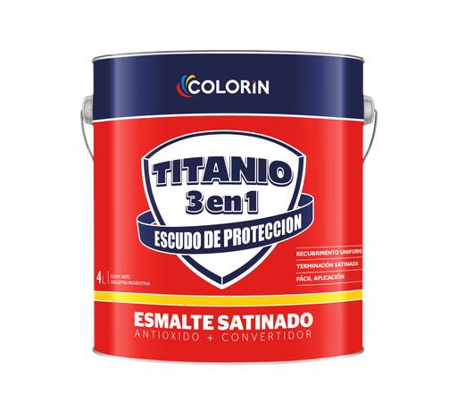 Titanio esmalte satinado Blanco x 1 lt.